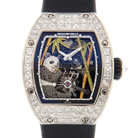 richard mille all diamond|richard mille panda watch.